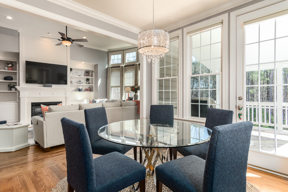 living room and dining area of a las vegas rental home