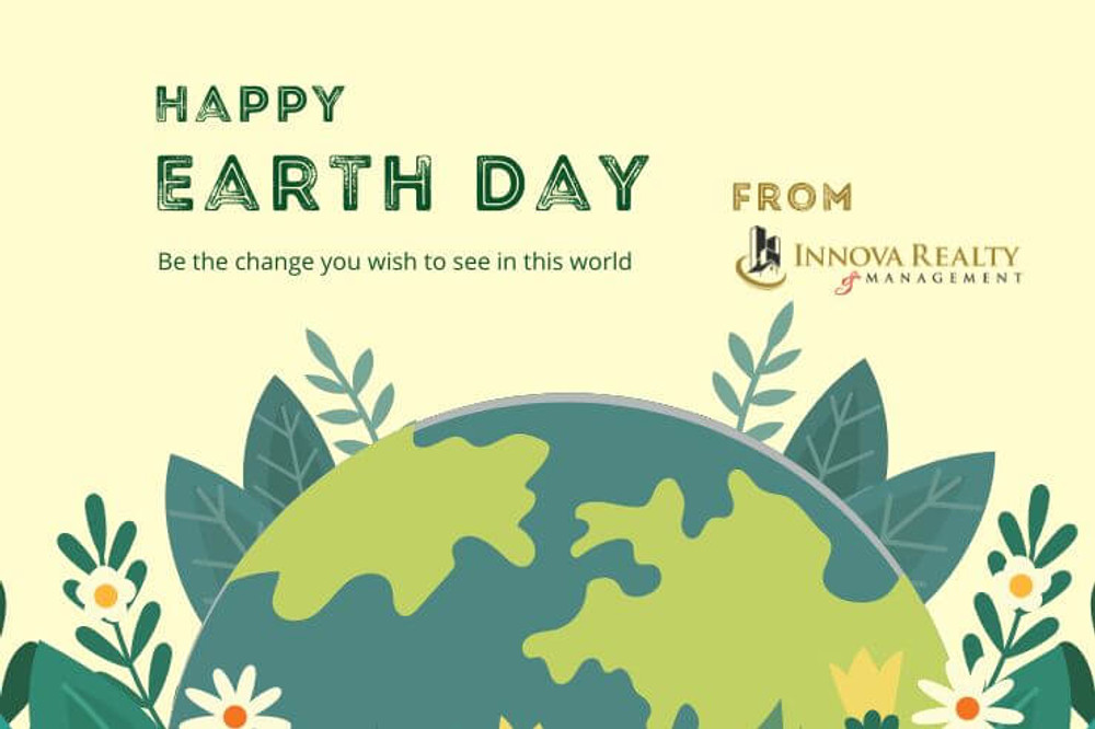 earth day poster - happy earth day from innova